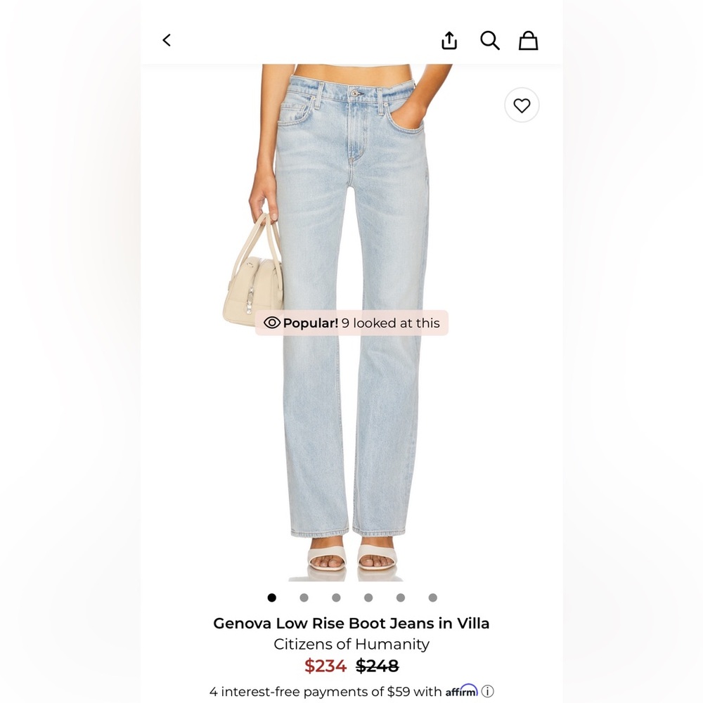 Citizens of Humanity Women's Light Blue Jeans